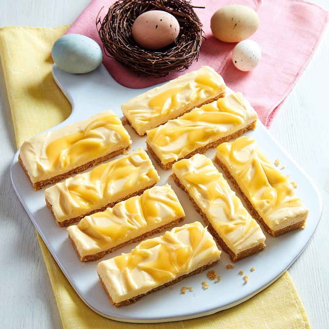 Easter Lemon and White Chocolate Slice