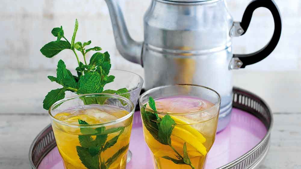 Elderflower and Mint Iced Tea