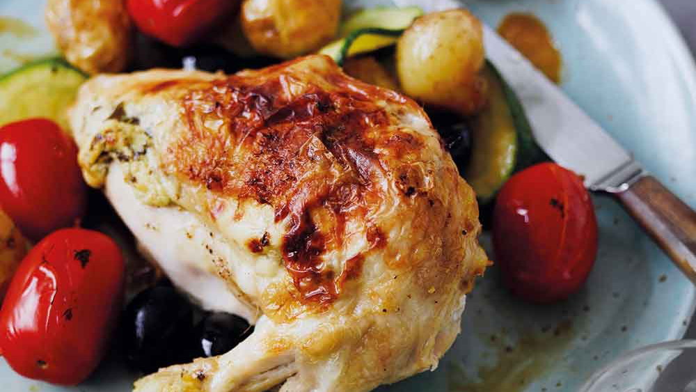 Chicken Stuffed with Tarragon & Cheese