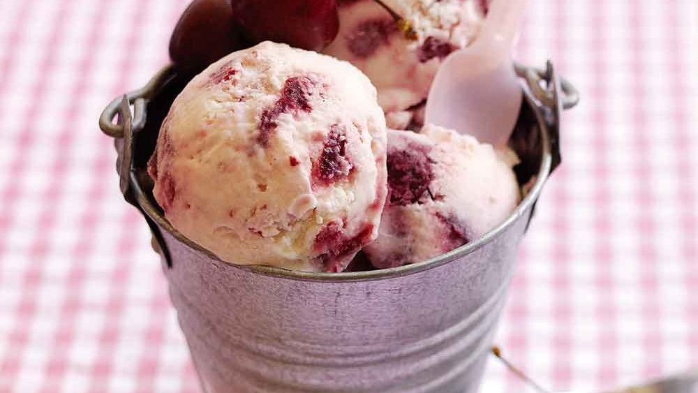 Cherry Yogurt Ice