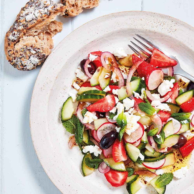 Feta & Strawberry Salad