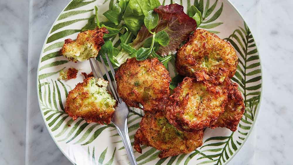 Broccoli Cheese Fritters