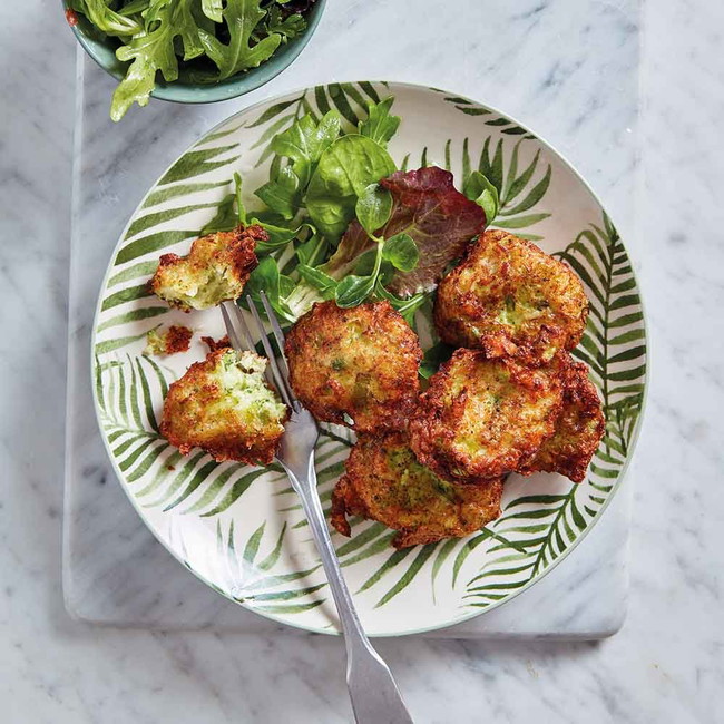 Broccoli Cheese Fritters