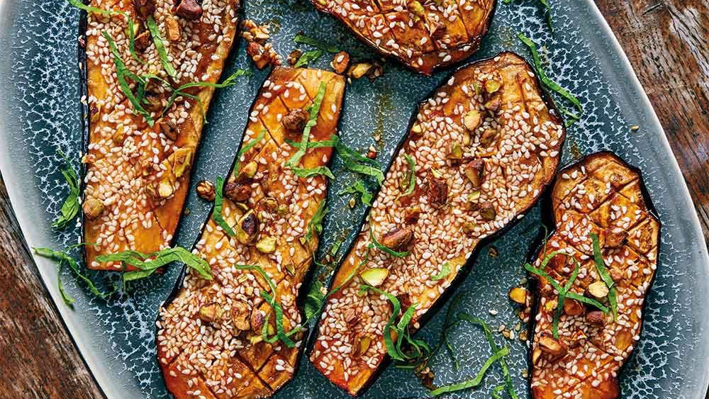 Miso & Sesame Aubergine