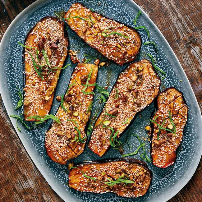 Miso & Sesame Aubergine