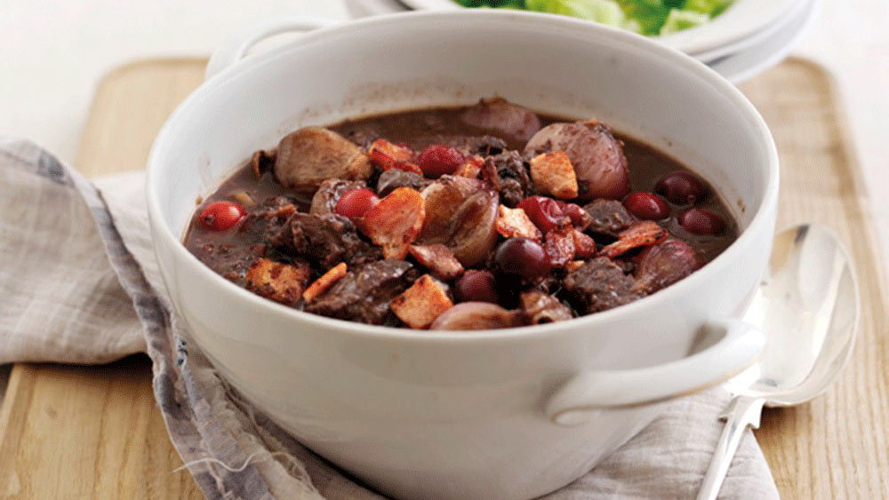 Venison and Cranberry Casserole