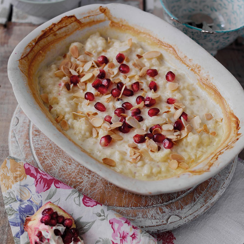Fragrant Baked Rice Pudding