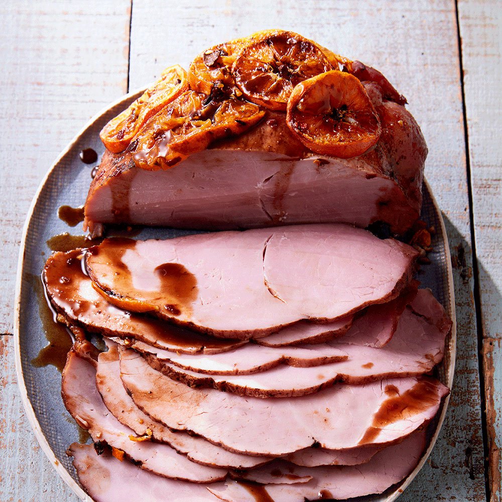 Christmas Spiced Soda Glazed Ham