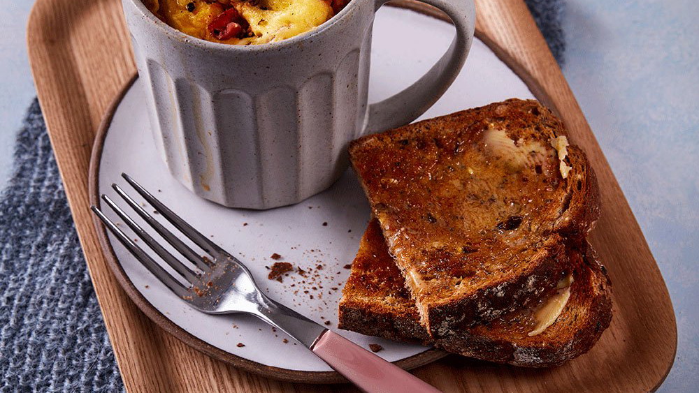 Bacon & Eggs in Mug