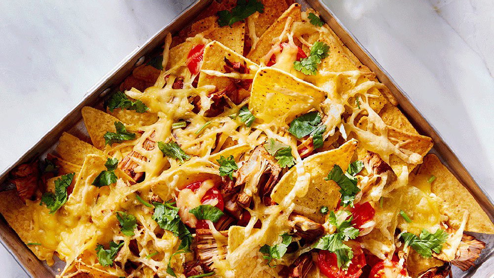 fans of snacks Jackfruit Nachos