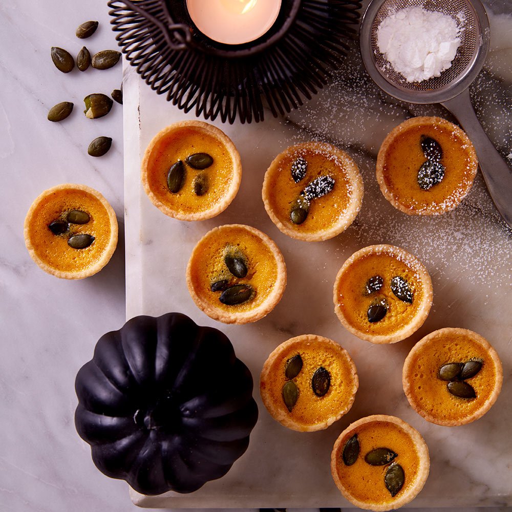 Pumpkin & Cinnamon Custard Tartlets