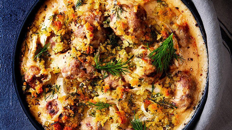 Swedish Meatball Gratin