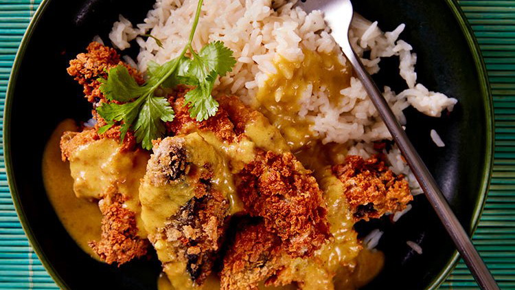 Crispy Mushroom Katsu Curry