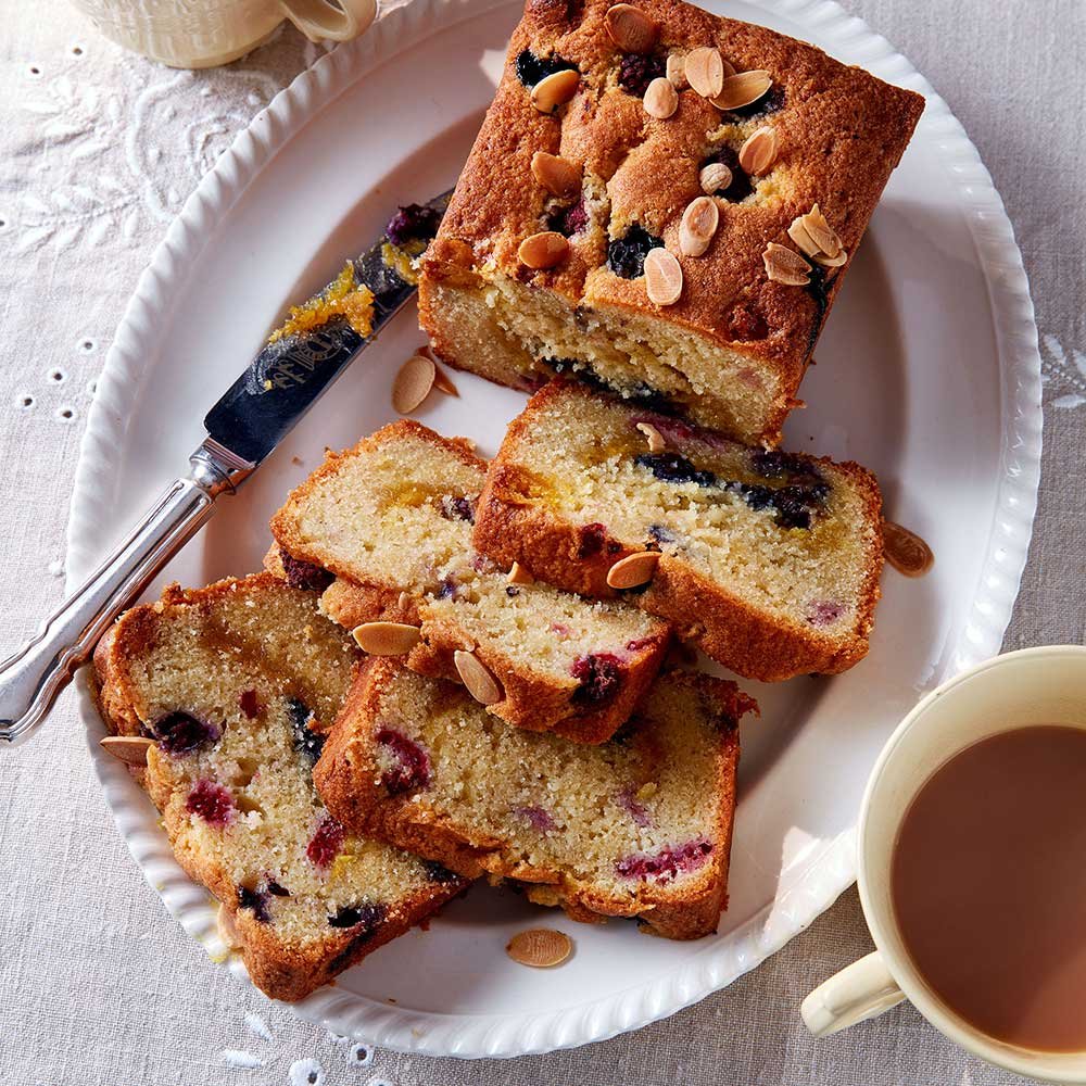 Berry & Marzipan Loaf Cake