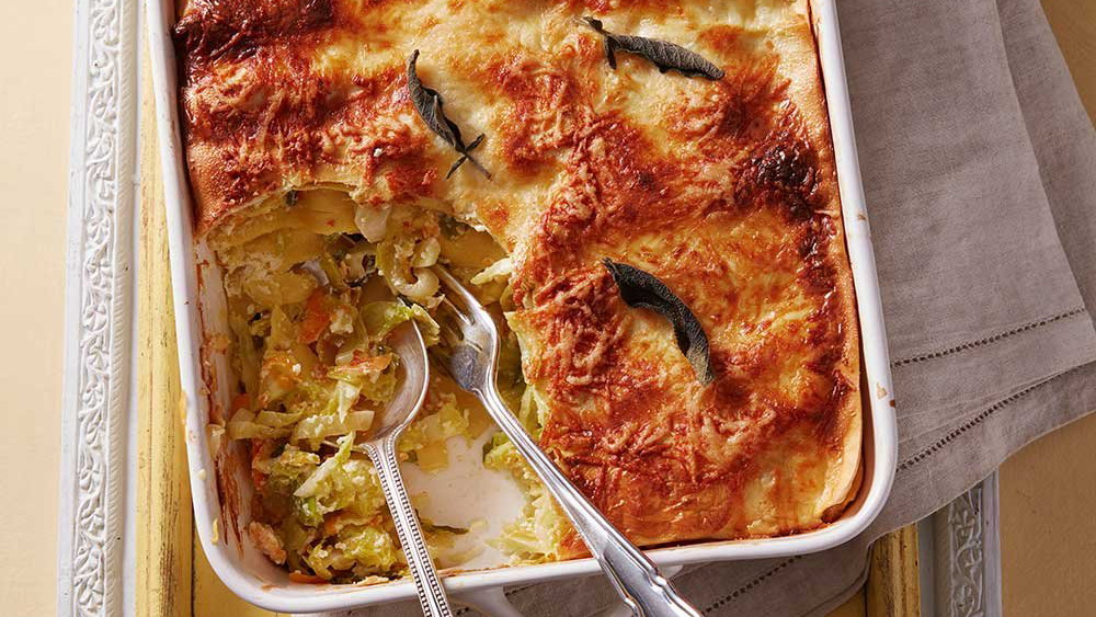 Sage & Onion Cheesy Lasagne