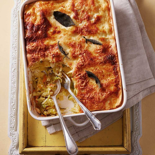 Sage & Onion Cheesy Lasagne