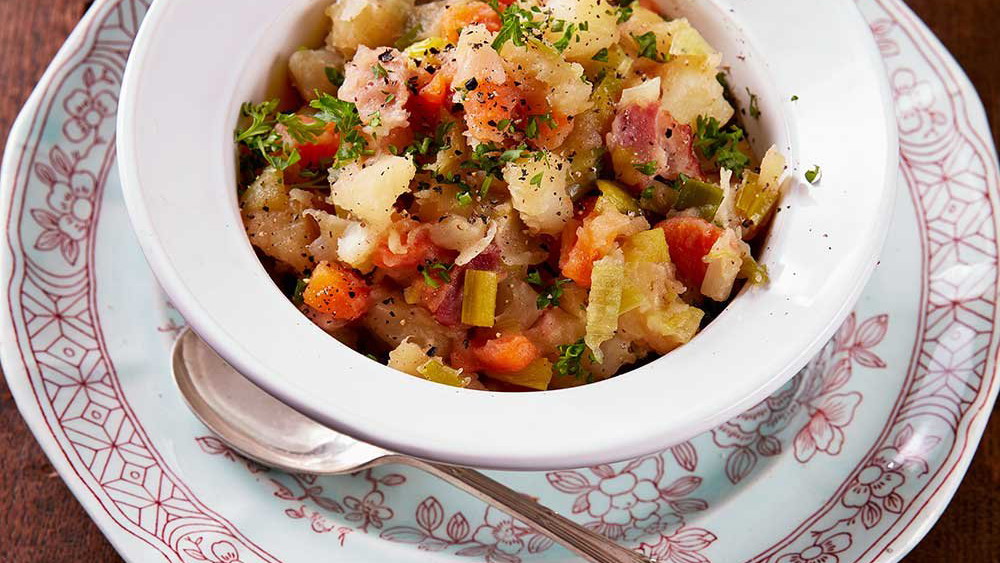 Leek & Bacon Stovies
