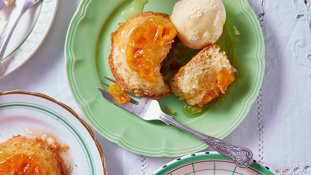 Mini Clementine upside down cakes