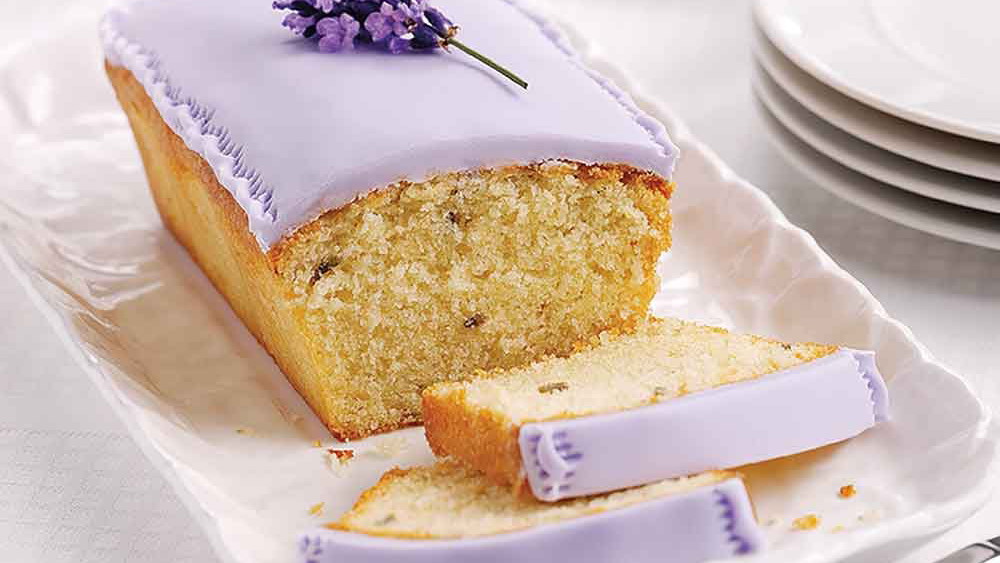Iced Lavender Loaf