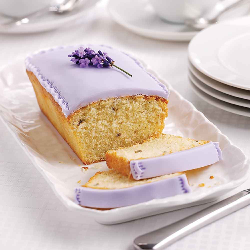 Iced Lavender Loaf