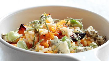 Squash, Bean & Stilton Risotto