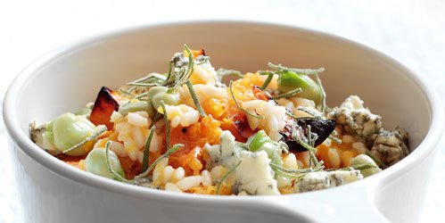 Squash, Bean & Stilton Risotto