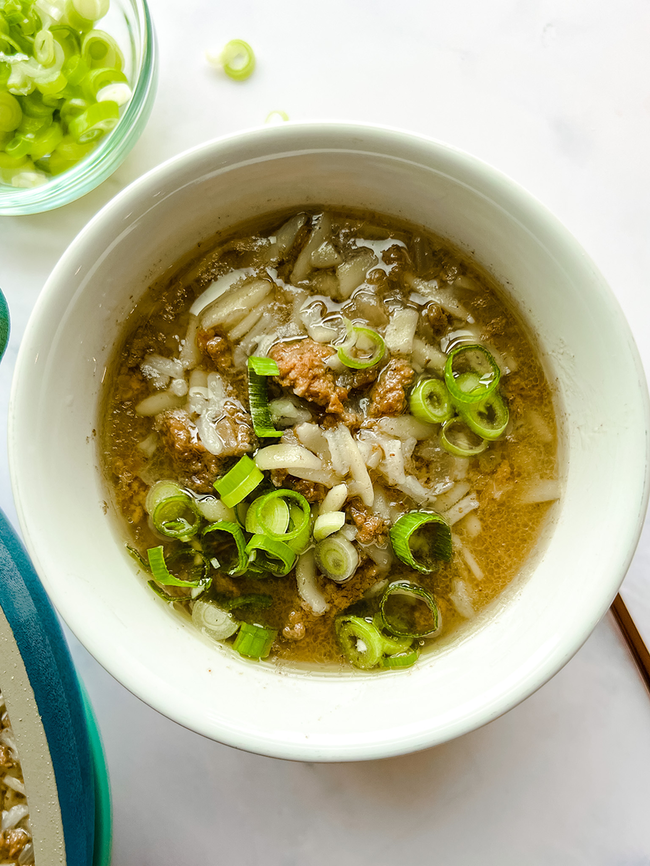 Wagyu Bone Broth & Orzo Soup