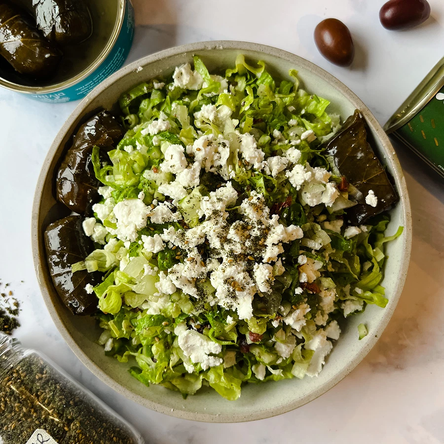 green goddess dressing with feta & Merci DRIVEN Gauze Tiered Ruffle Shift Dress – Silver Accents main image 0