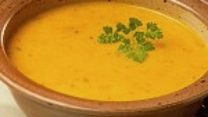 Curried Lentil & Sweet Potato Soup