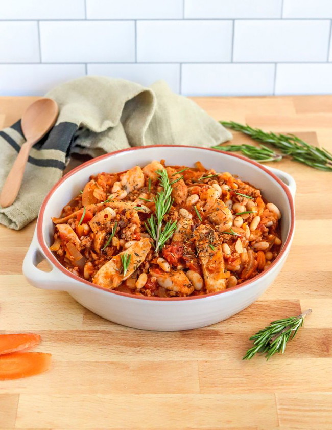Hearty Sausage and Bean Stew - Once Upon A Homestead Recipes