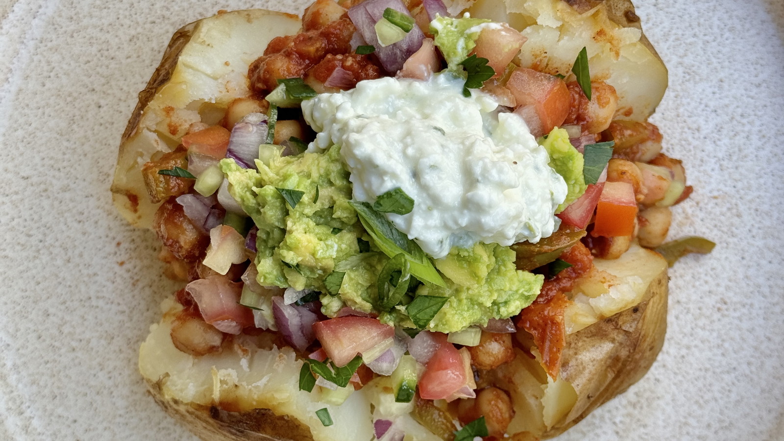 Image of Spiced Chickpea Jacket Potato