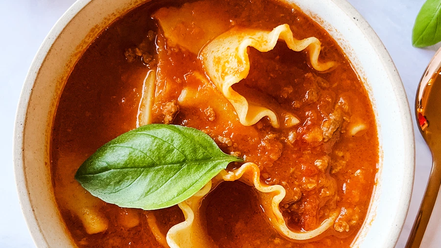 Dairy-Free Lasagna Soup