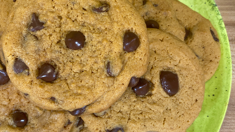 Brown Butter Pumpkin Spice Cookies
