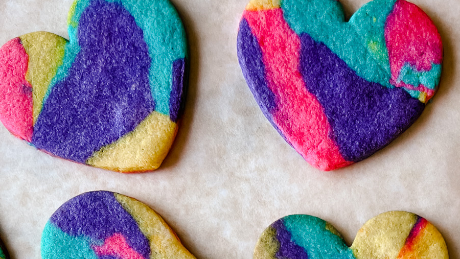 Tie-Dye Sugar Cookies