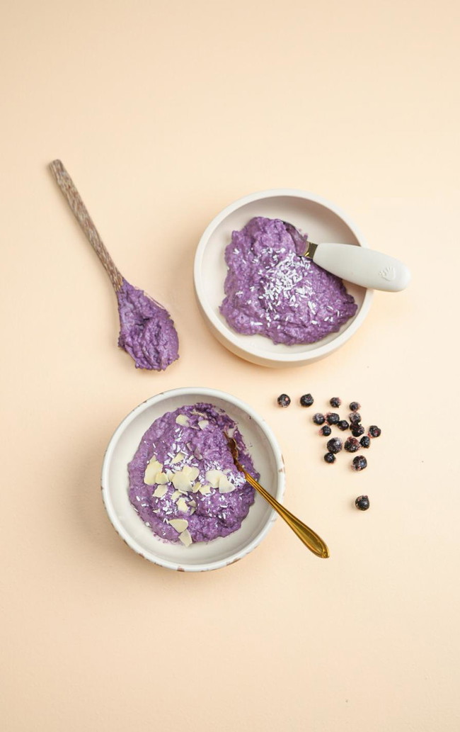 Image of Blåbärschiapudding