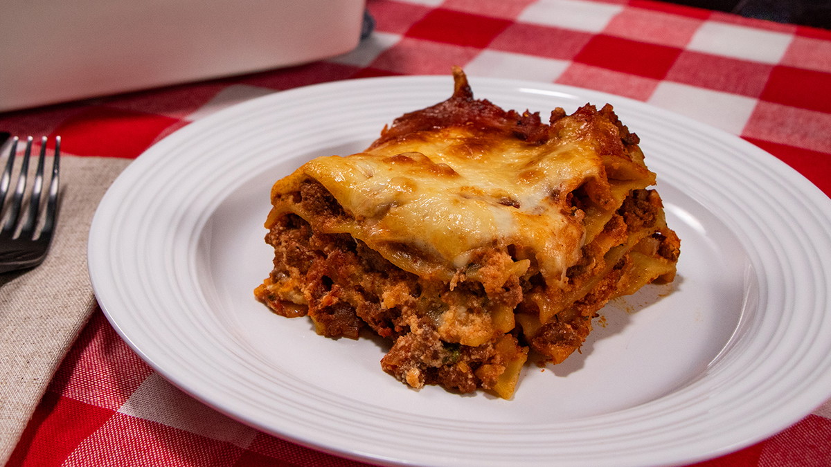 Meaty and Cheesy Homemade Lasagna