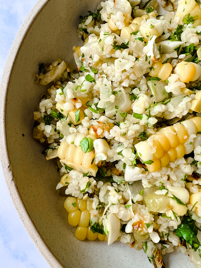Pattypan Squash Salad