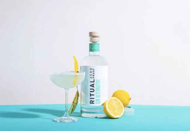Image of How to Make a Non-Alcoholic Gin Fizz Mocktail with Ritual Gin Alternative