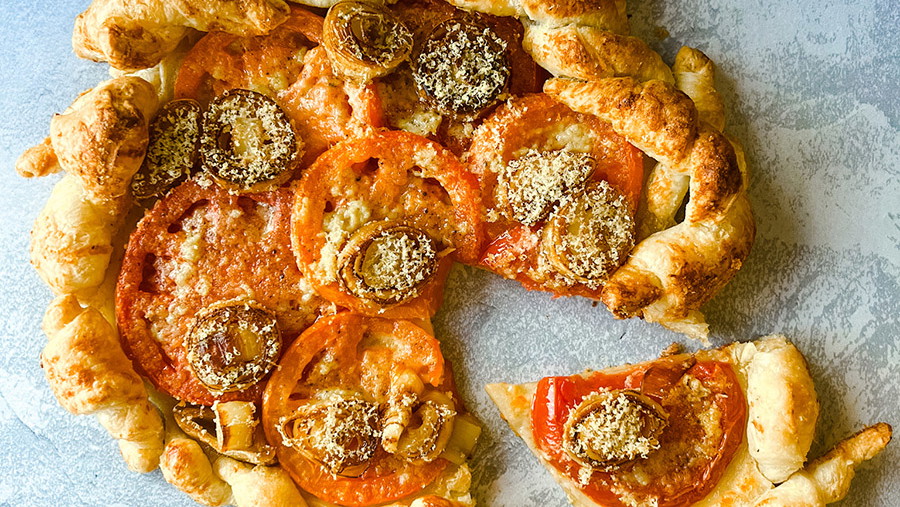 Tomato & Leek Tart