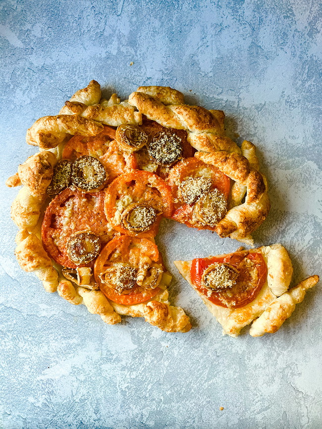 Tomato & Leek Tart