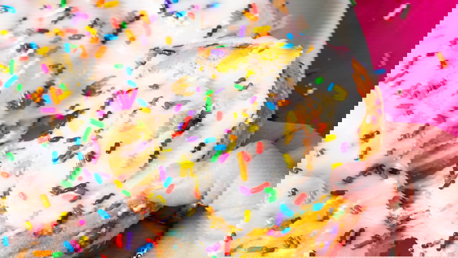 Rainbow Confetti Rolls
