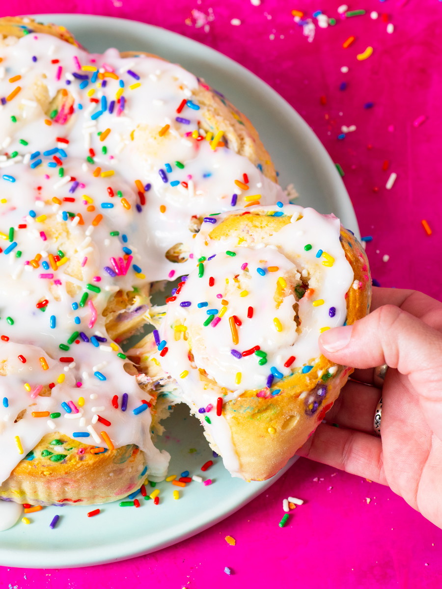 Rainbow Confetti Rolls