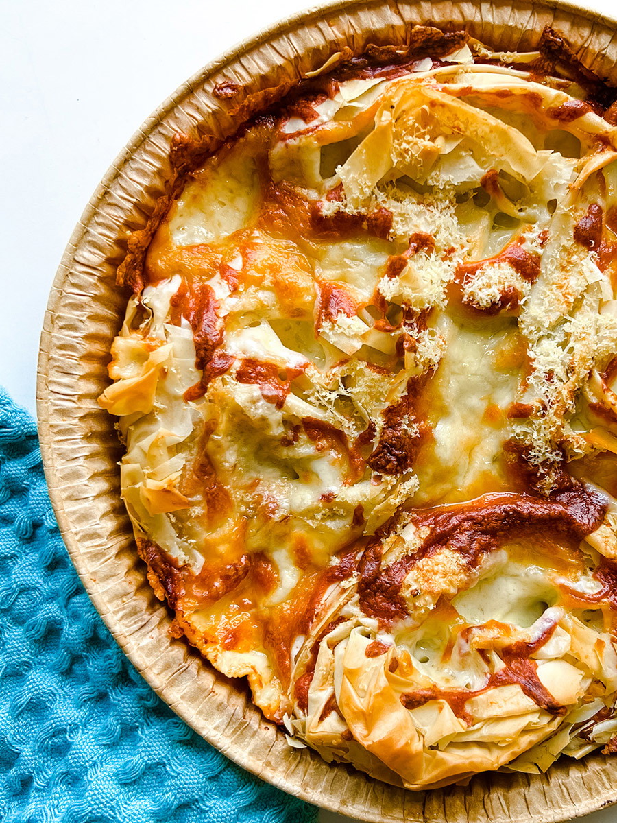 Easy, Cheesy Phyllo Bread