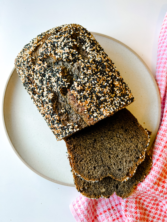 Toasted Sesame Banana Bread