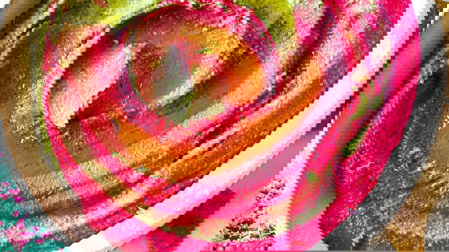 Tie-Dye Hummus