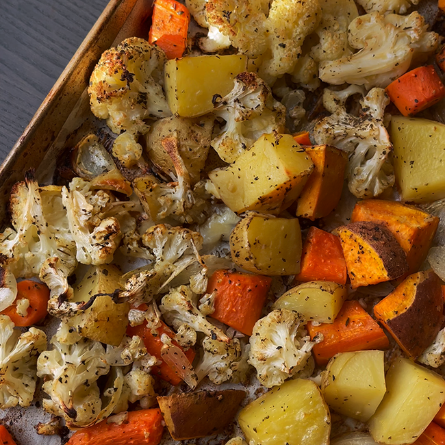Image of Roasted Cauliflower and Potatoes