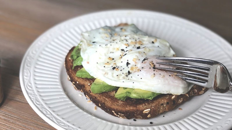 Avocado Toast with Egg & Za'atar Seasoning