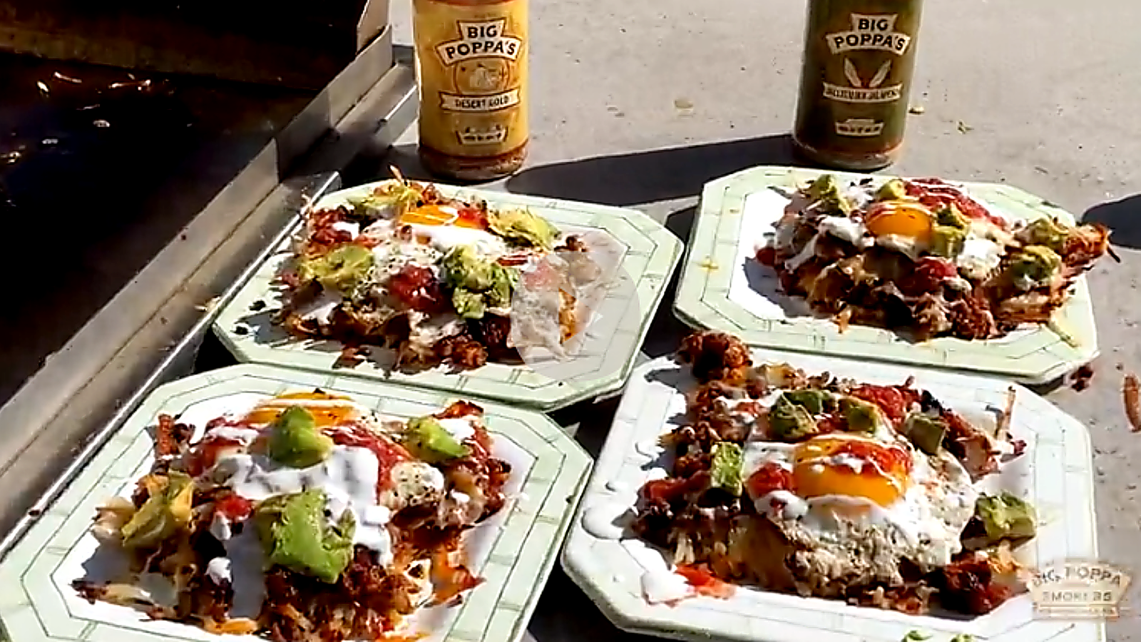 Image of Hash Brown Chorizo Egg Delight with Melty Cheese & Crema