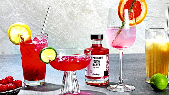 Image of Alkoholfreier Cocktail Rezept: Virgin Grapefruit Smash