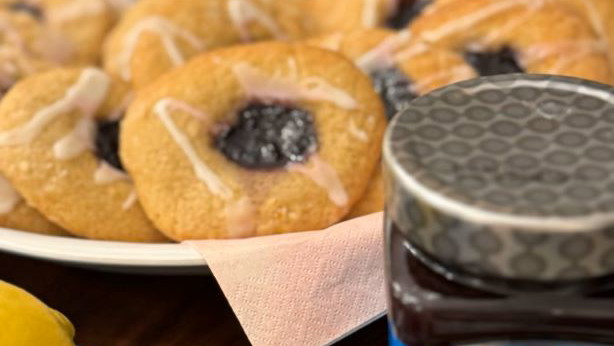 Image of Blueberry Double Lemon Cookies